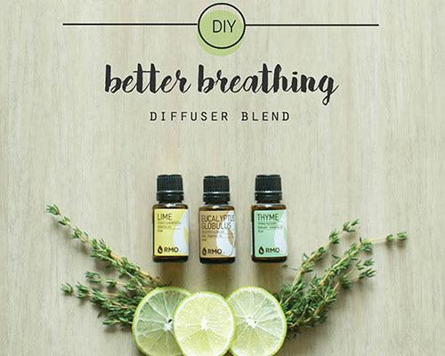 Breathe, Essential oils blend for diffuser
