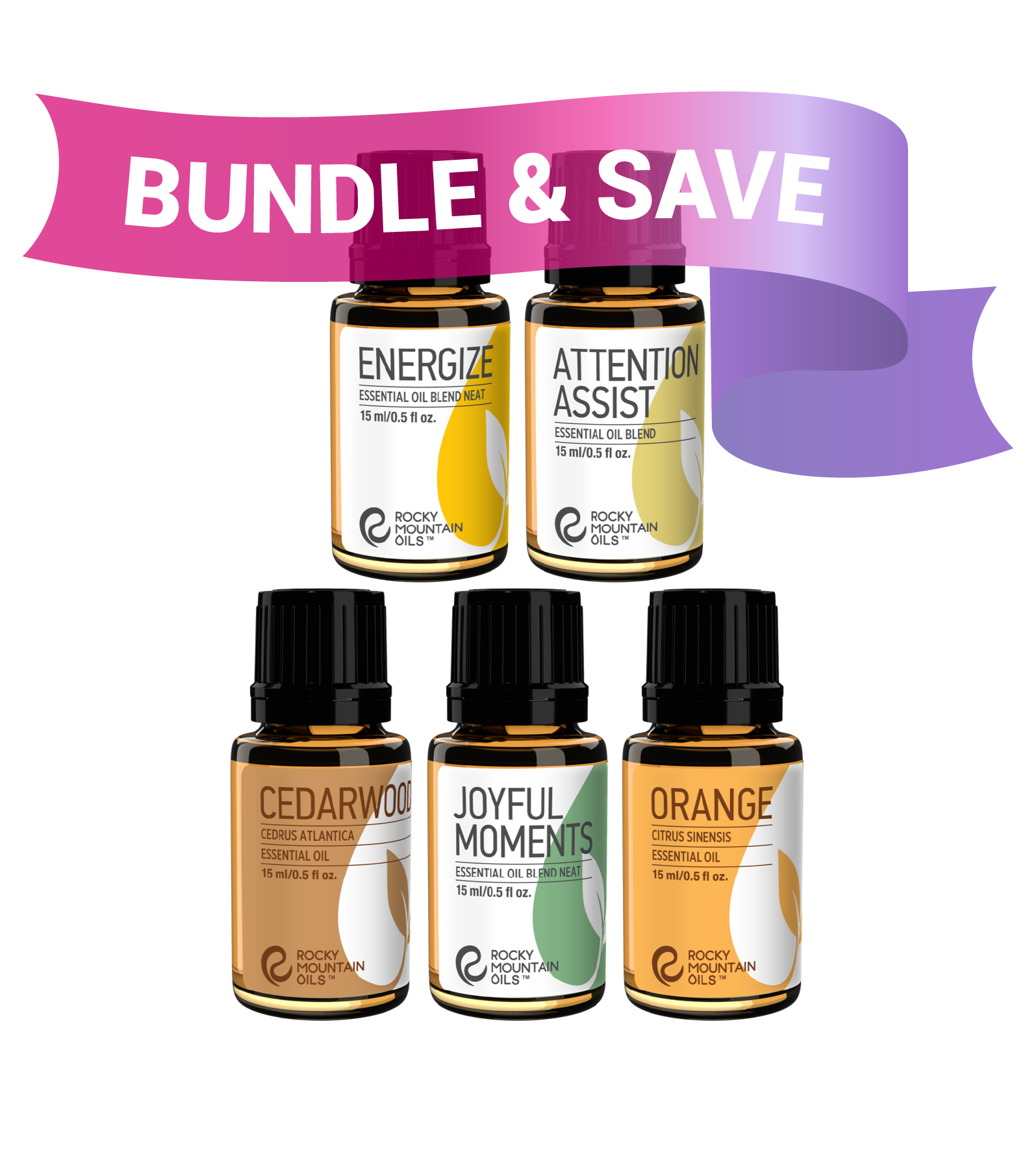 Essential Oil Bundle - Buy online 4 save 15 dollars