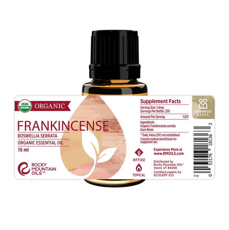 Frankincense Essential Oil 100% Pure Organic Therapeutic Grade Frankincense  Oil for Diffuser, Sleep, Perfume, Massage, Skin Care, Aromatherapy, Bath 